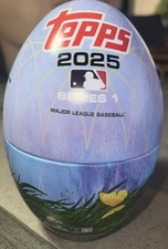 2025 Topps Series 1 Baseball Easter Egg  Holiday Tin EMPTY