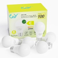 LED Lampe E27 9,5W 6500K 1521 Lumen Kaltweiß Energiesparlampe 6 StüCk