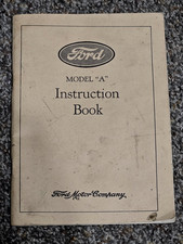 Ford Model A Instruction Book Original 1931 Form 1940