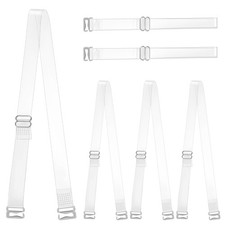 Clear Bra Straps, 3 Pairs Invisible Straps Non-slip 3 pair 12mm,