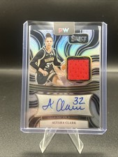 2025 Panini Select WNBA - Alysha Clark Silver Patch Auto Washington Mystics