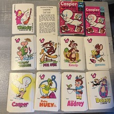 Vintage Casper The Friendly Ghost And His TV Pals Card Game Edu-Cards