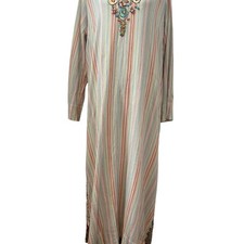 Soft surroundings beaded boho dress