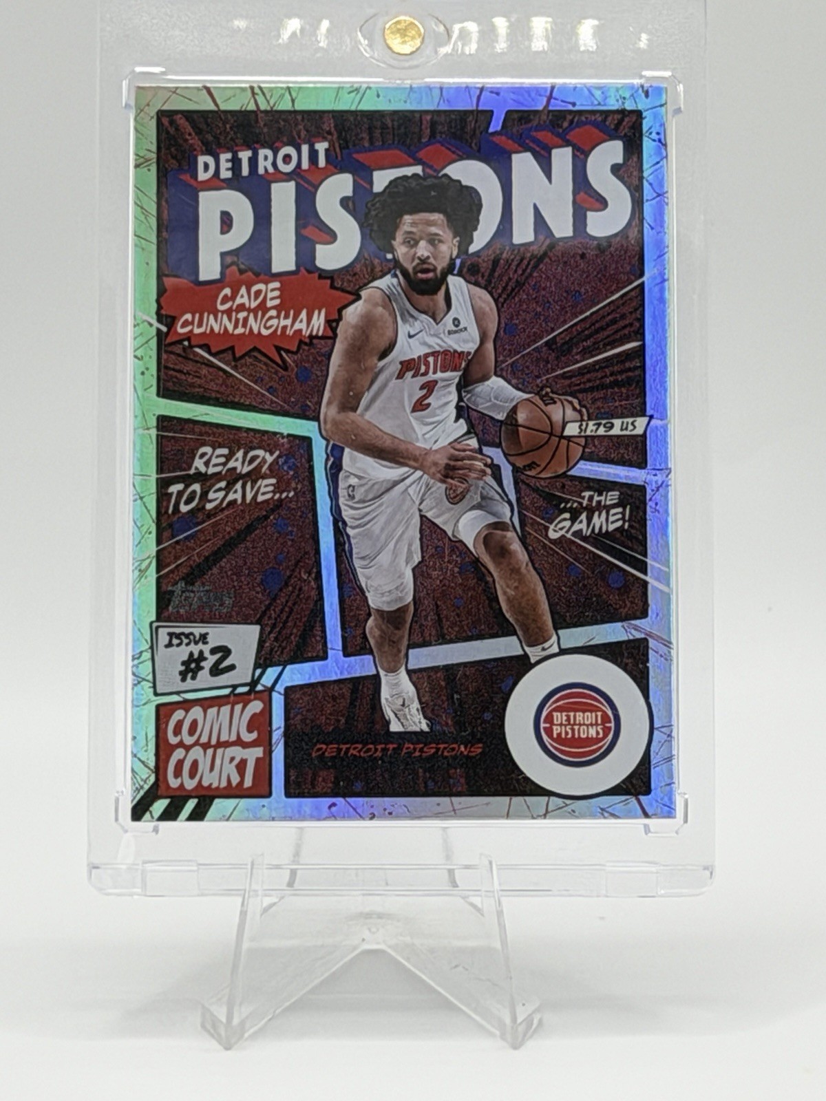 Cade Cunningham CASE HIT - 2025-26 Topps Comic Court SSP
