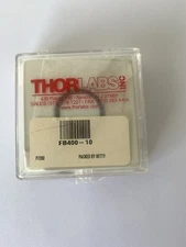 Thorlabs FB400-10 - Ø1" Bandpass Filter, CWL = 400 ± 2 nm, FWHM = 10 ± 2 nm