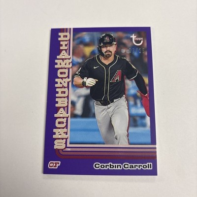 2024 Topps Brooklyn Collection Corbin Carroll #4 Purple /15