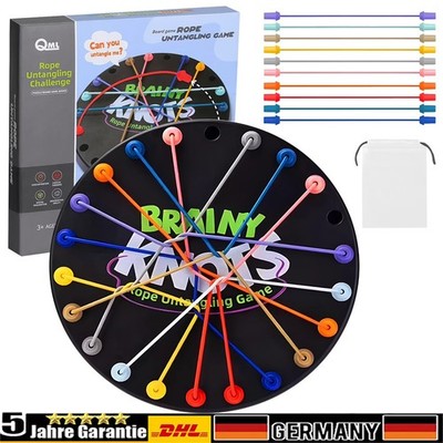 Brainy Knots   Rope Challenge Puzzle Knobelspiel mit Seil Geschicklich