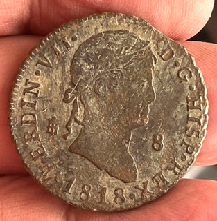Cincin19 Escasos 8 Mrvds de FERNANDO VII Segovia 1818