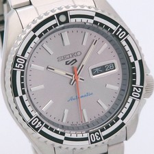 SEIKO 4R36-15E0 Gray Dial Automatic Men's Analog Watch Working
