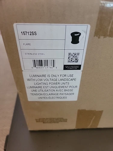 Hinkley Lighting 15712SS Sparta 7 Inch Flare LED Round Uni-Directional Well - Picture 1 of 5