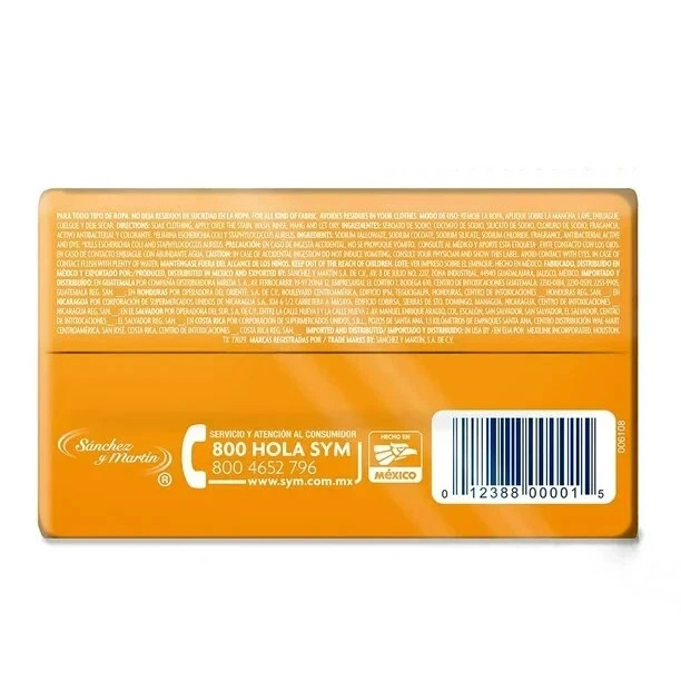 4 X LIRIO JABON DE LAVANDERIA / LAUNDRY BAR SOAPS 400g each