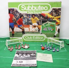 Subbuteo The Football Game Club Edition Set Calcio da Tavolo Vintage 60140 Con Scatola