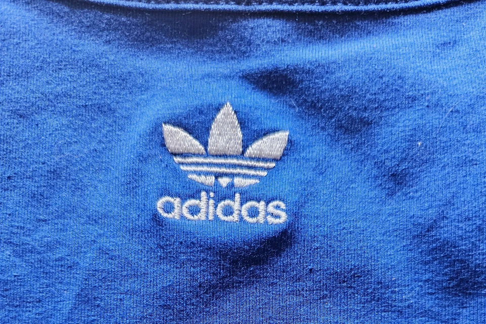 Vestido sin mangas AZUL Adidas ORIGINALS para mujer con correa de espagueti grande estilo L GD2337 Foto 2 de 4