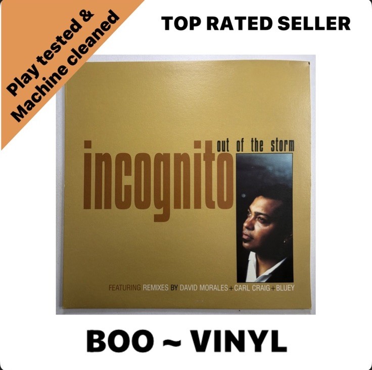 Incognito - Out Of The Storm (Remixes) - 12"" Vinyl (1996) Acid Jazz / Garage EX
