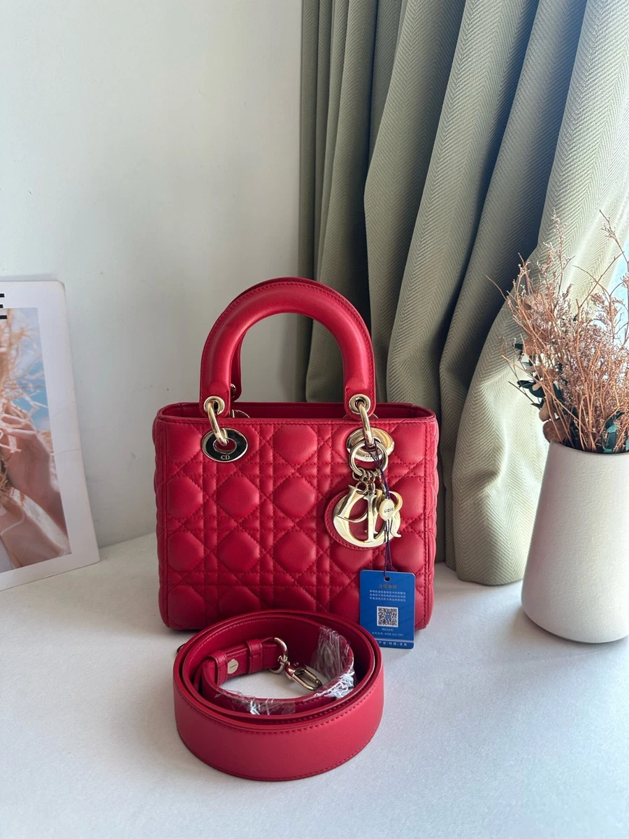 Dior Gold Leather Exterior Bags & Handbags for Women for sale | eBay