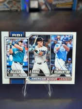 🔥Topps 2025 Series One 75th Anniversary🔥 AL Leaders RBI & AVG 2 Card Baseball…