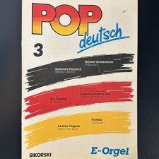 Noten - POP e-orgel - deutsch - Band 3 - Akkordeon Klavier - Sikorski