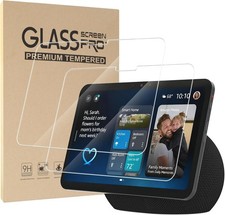 Screen Protector for Echo Show 8, Tempered Glass, Anti-Scratch, Easy Installatio
