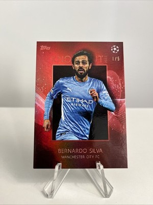Topps Knockout Champions League 21/22 Manchester City FC Bernardo Silva Red /5