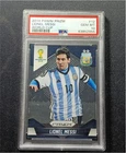 2014 panini prizm World Cup Lionel Messi #12 PSA 10 #a01