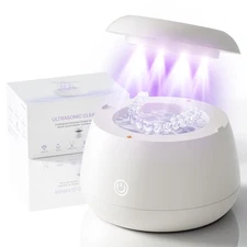 2026 Ultrasonic Retainer Cleaner Machine - 48Khz Dental Cleaning Pod for Denture
