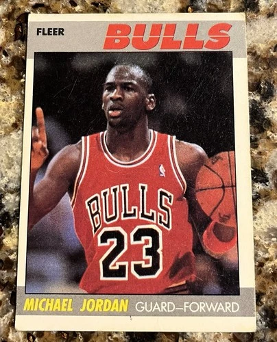 1987-88 Fleer MICHAEL JORDAN #59 Lower Grade 2nd Year Bulls