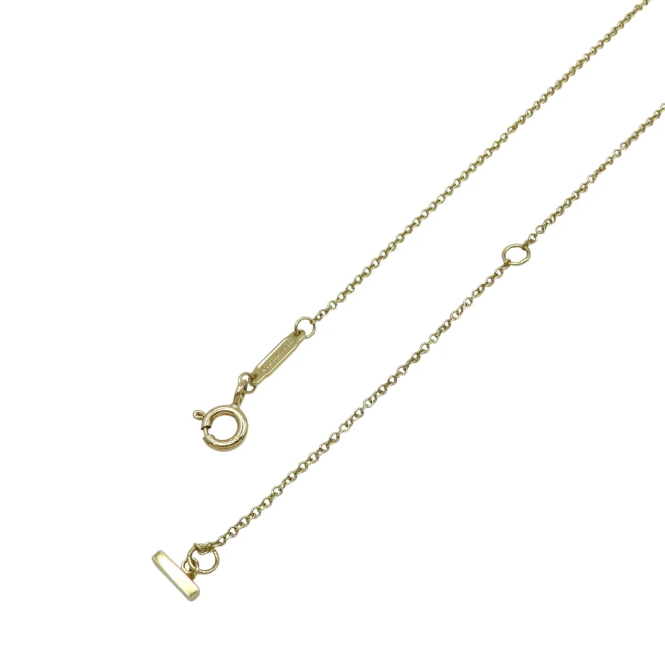 TIFFANY&CO. T Smile Pendant Necklace 18k Yellow Gold - Image 4 of 4
