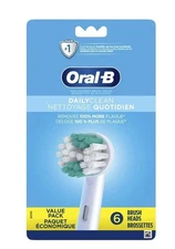 NEW! 6 Oral-B Daily Clean Electric Toothbrush Replacement Brush Head Refills