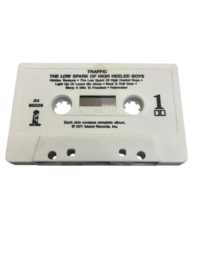 Traffic The Low Spark Of High Heeled Boys Cassette Tape 1971 A4 90026 Winwood - Image 2 of 4
