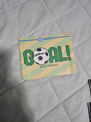 Goal Nes Manual Nintendo Instructional Booklet