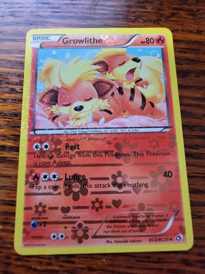【ARS AU 真贋鑑定】英語版ガーディ Growlithe RC4/RC25 Growlithe RC4/RC25 Legendary Treasures Reverse Holo Pokemon