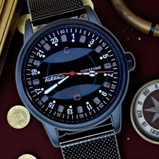 Vintage Watch Raketa 24h Automatic Wrist Men's Russian Soviet USSR Polar Day