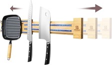 Extendable Magnetic Knife Holder for Wall, 16-32 Inch Adjustable