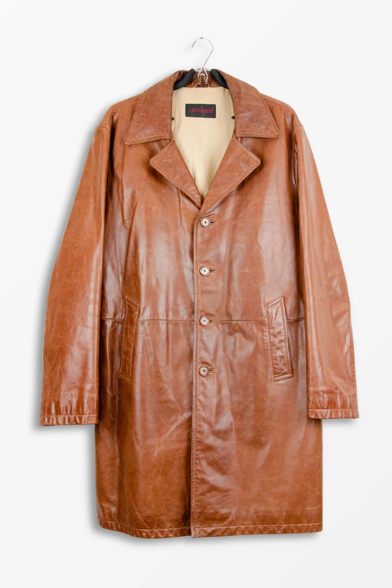 Leather Outer Shell Italian Coats, Jackets & Vests for Men for