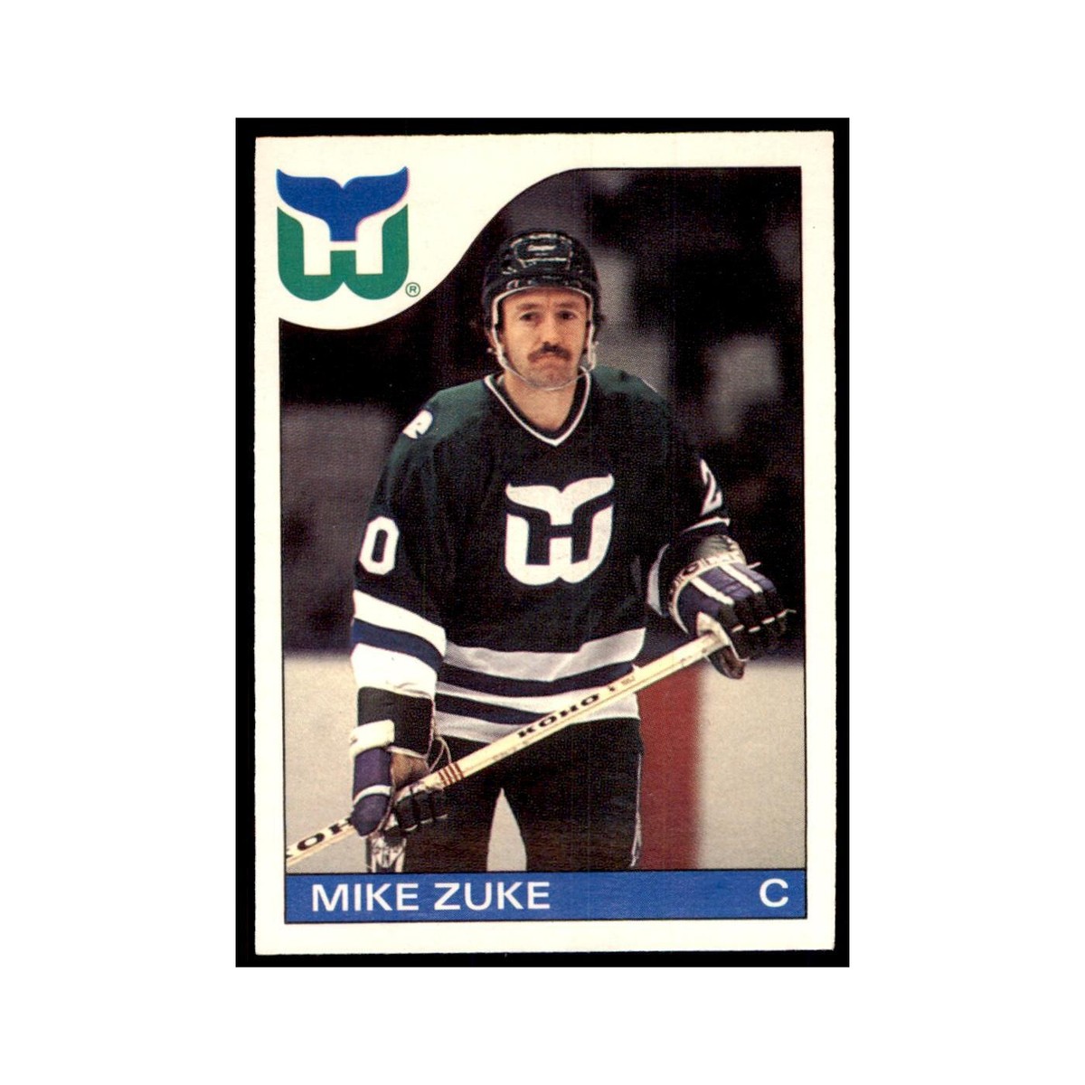 Mike Zuke 1985 O-Pee-Chee #19 Hartford Whalers Hockey Card NM | eBay