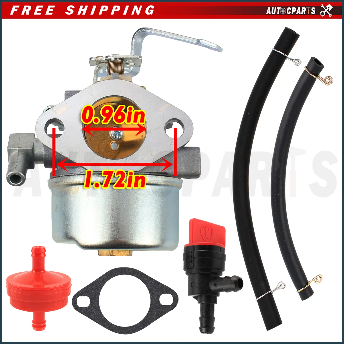 Autocparts Model PC144152 01G7629 Carburetor Carb Replaces 