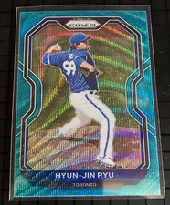 2021 Panini Prizm Tier III Teal Wave Prizm Hyun-Jin Ryu #233