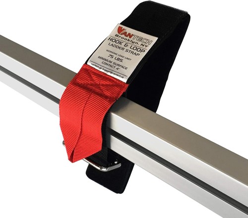 EZ Strap 2 Pack - Premium Red Hook & Loop Ladder Stabilizers for DIY Projects - Picture 7 of 10