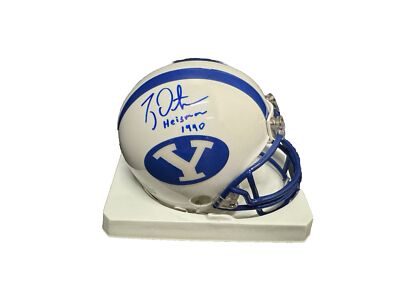 Ty Detmer Signed BYU Cougars (1990 Heisman) Mini Helmet JSA | eBay