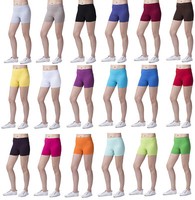 Womens Super Soft Cotton Shorts Elastic Stretch Yoga Sport Knickers UK 8-22