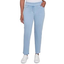 Alfred Dunner Super Stretch Denim Average Length Pants 5505