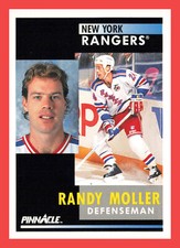 Randy Moller #256 1991-92 Pinnacle New York Rangers