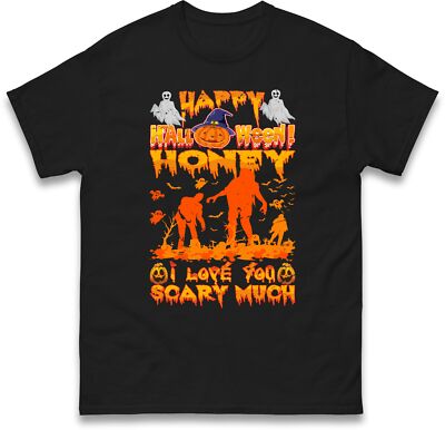 Happy Halloween I Love You Scary So Much T-Shirt, Halloween Horror Nacht, Geschenk Top