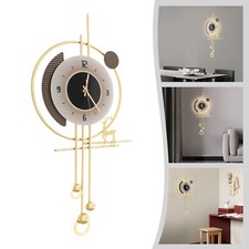 Modern Wall Clock LED Lighting Wall Clock Large Gold Decorative Wall Clock
