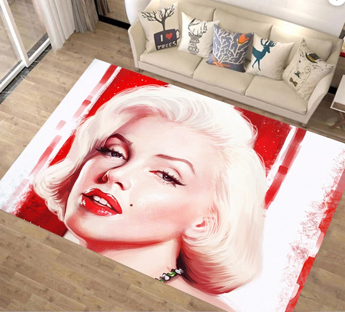 マリリンモンローのカーペット Marilyn Monroe Rug Indiana Area Rug for sale | eBay