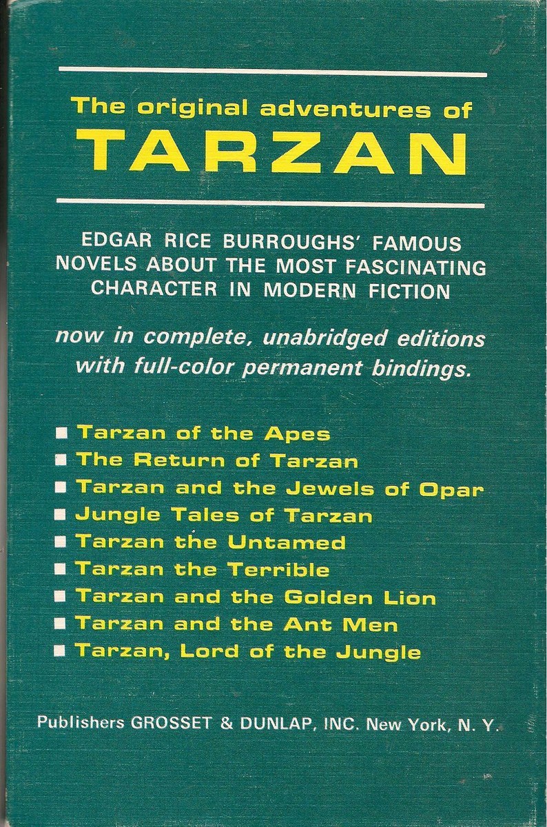 The Return of Tarzan by Edgar Rice Burroughs (1941~Hardcover~Mint