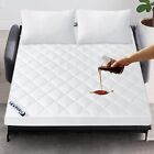 Waterproof Sofa Bed Mattress Protector Pad Full Absorbent Topper Cover Quilted