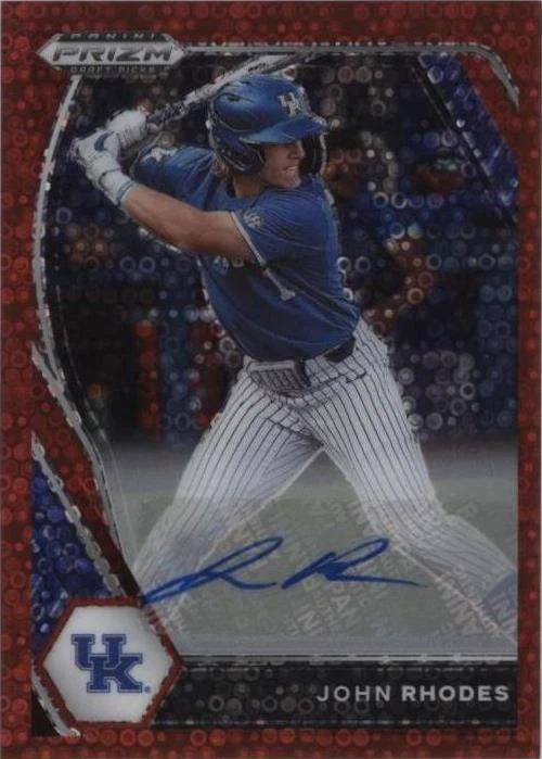 Red Donut Circle Prizm Autographs