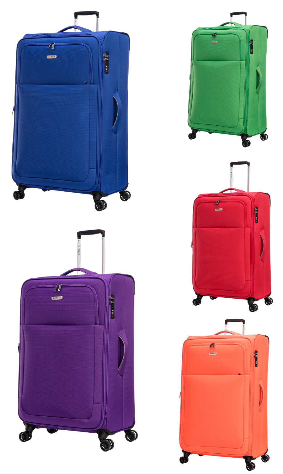 Maleta mediana FLYMAX 24" 4 ruedas equipaje ligero expandible 69L 2,95KG