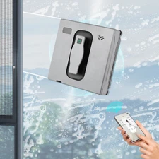 Automatic Window Vacuum Cleaner Robot with Smart Control & Spray Features